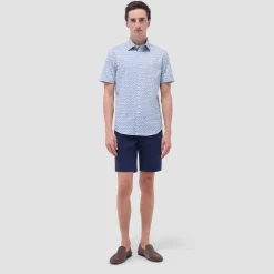 Miles Palm Tree OoohCotton Short-Sleeve Shirt