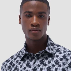 Miles Palm Tree OoohCotton Short-Sleeve Shirt