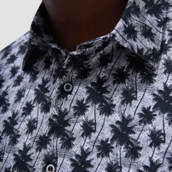 Miles Palm Tree OoohCotton Short-Sleeve Shirt