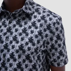 Miles Palm Tree OoohCotton Short-Sleeve Shirt