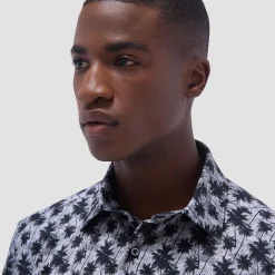 Miles Palm Tree OoohCotton Short-Sleeve Shirt