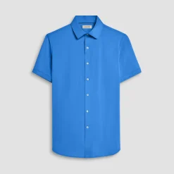 Miles Solid OoohCotton Short Sleeve Shirt