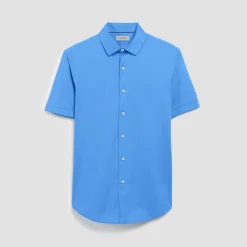 Miles Solid OoohCotton Short Sleeve Shirt