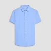 Miles Solid OoohCotton Short Sleeve Shirt