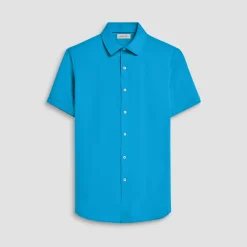 Miles Solid OoohCotton Short Sleeve Shirt