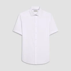 Miles Solid OoohCotton Short Sleeve Shirt