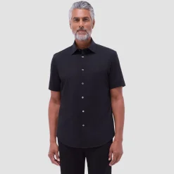 Miles Solid OoohCotton Short Sleeve Shirt