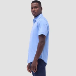Miles Solid OoohCotton Short Sleeve Shirt