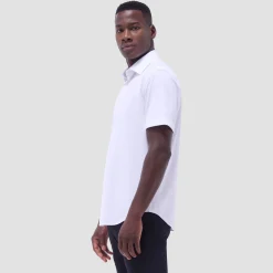 Miles Solid OoohCotton Short Sleeve Shirt