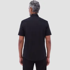 Miles Solid OoohCotton Short Sleeve Shirt