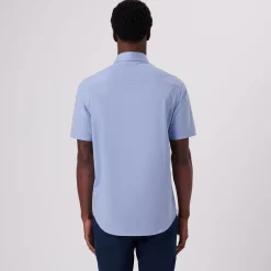 Miles Solid OoohCotton Short Sleeve Shirt