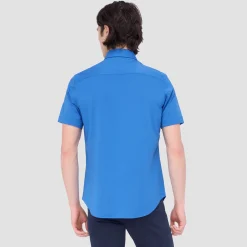 Miles Solid OoohCotton Short Sleeve Shirt