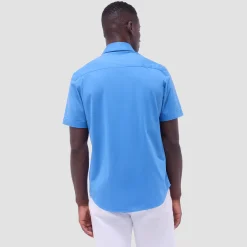 Miles Solid OoohCotton Short Sleeve Shirt