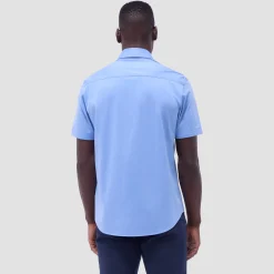 Miles Solid OoohCotton Short Sleeve Shirt