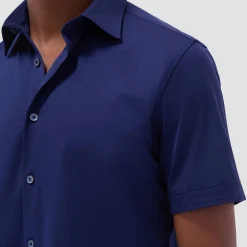 Miles Solid OoohCotton Short Sleeve Shirt