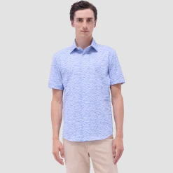 Miles Vintage Car OoohCotton Short-Sleeve Shirt
