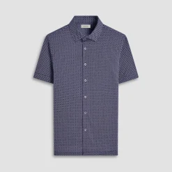 Milo Geometric Hexagon OoohCotton Short-Sleeve Shirt