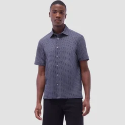 Milo Geometric Hexagon OoohCotton Short-Sleeve Shirt