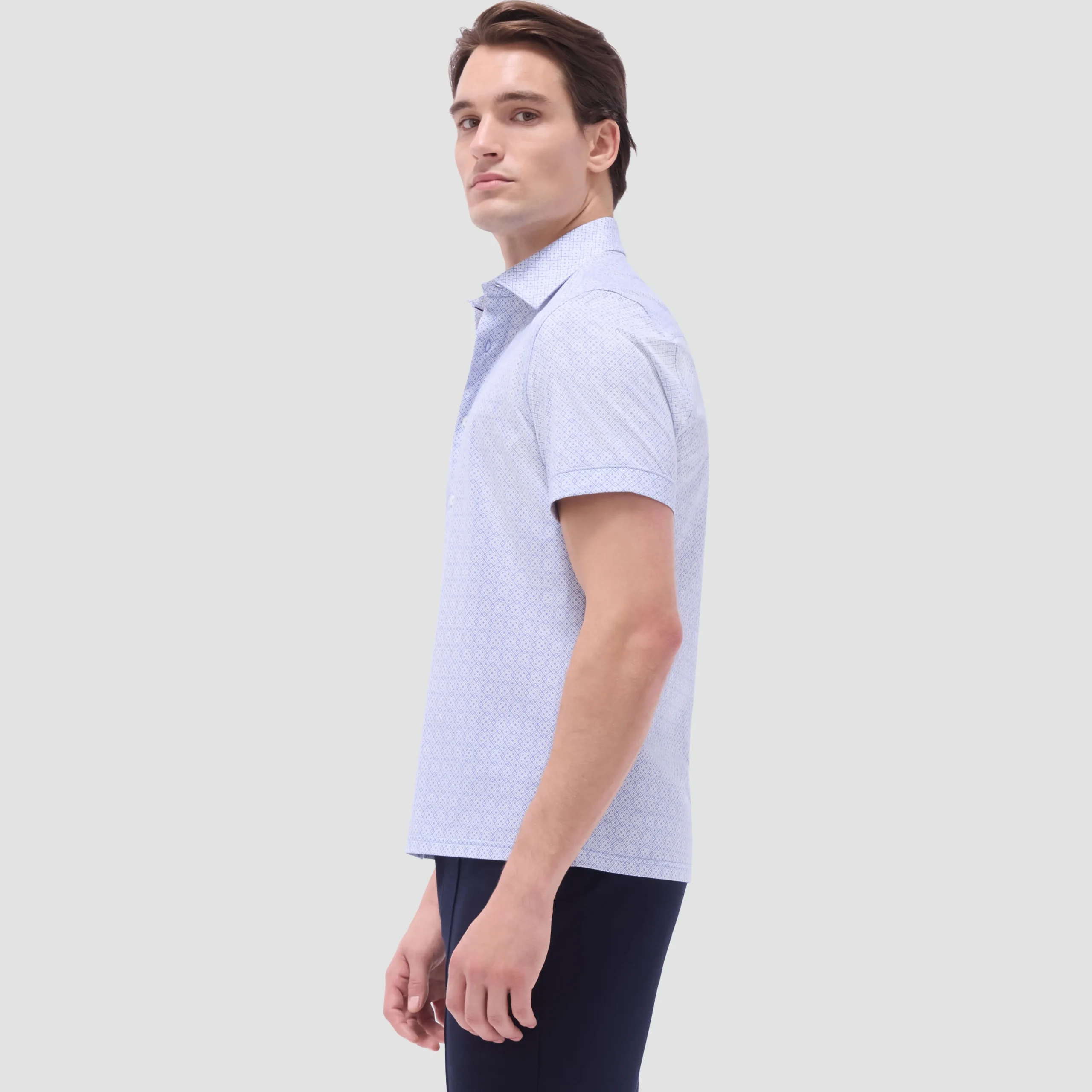 Milo Geometric OoohCotton Short-Sleeve Shirt