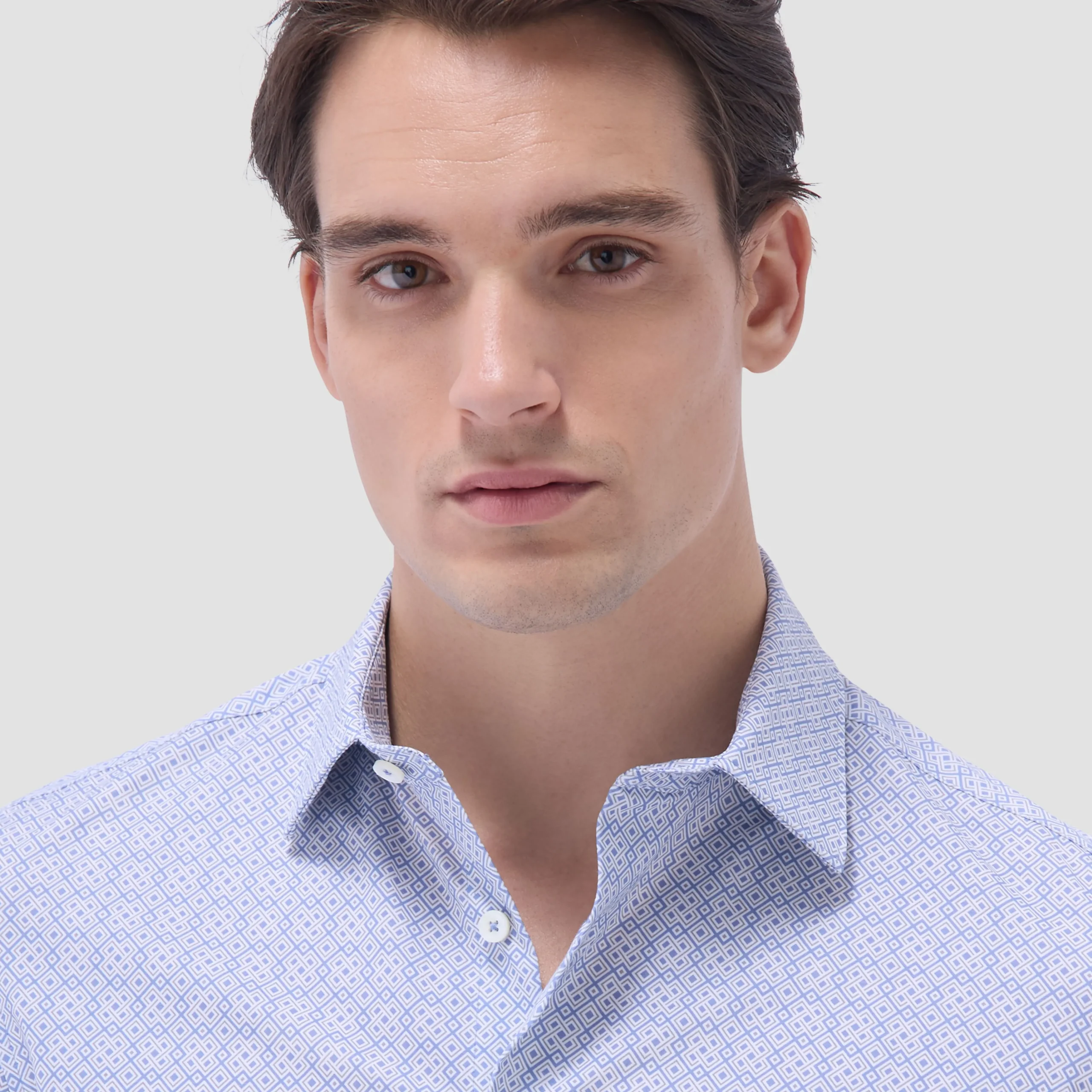 Milo Geometric OoohCotton Short-Sleeve Shirt
