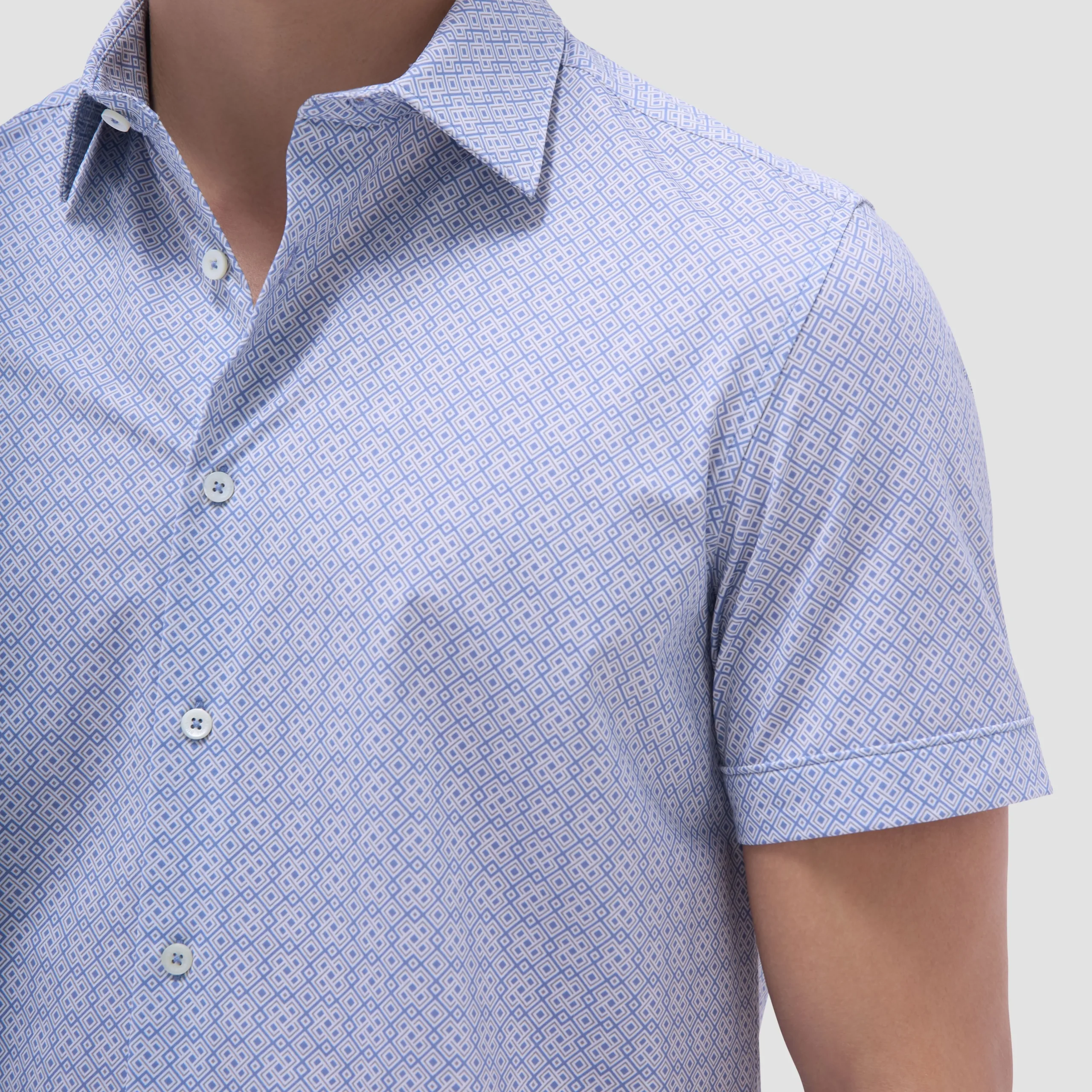 Milo Geometric OoohCotton Short-Sleeve Shirt