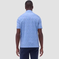 Milo Leaf Print OoohCotton Short-Sleeve Shirt