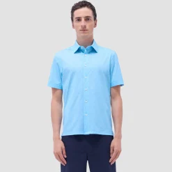 Milo Paisley OoohCotton Short-Sleeve Shirt