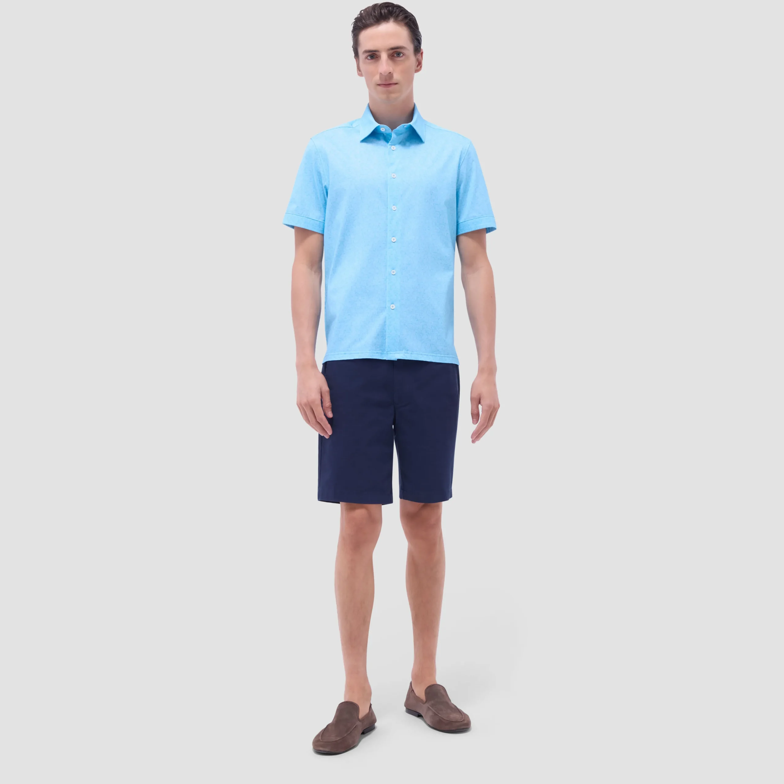 Milo Paisley OoohCotton Short-Sleeve Shirt