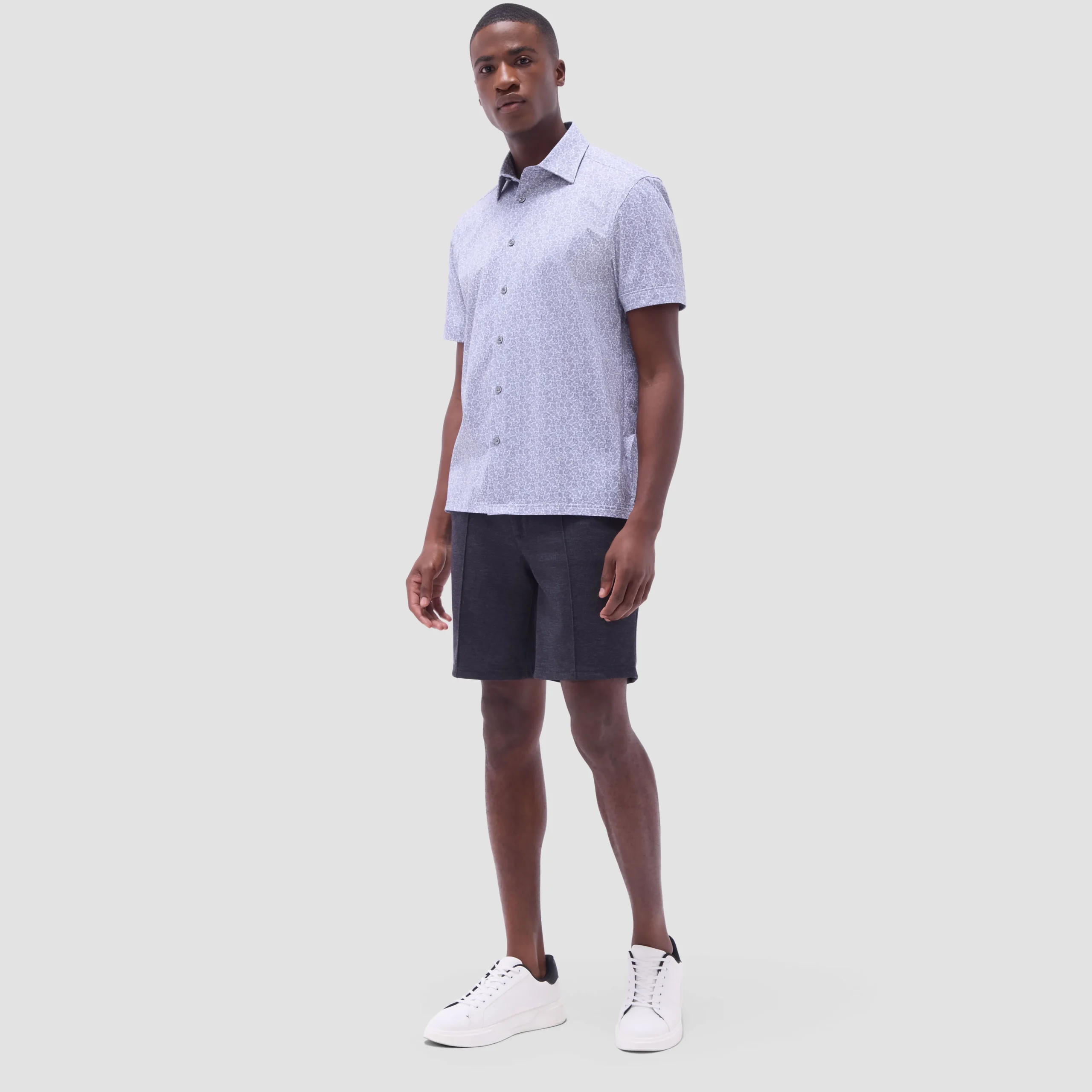 Milo Paisley OoohCotton Short-Sleeve Shirt