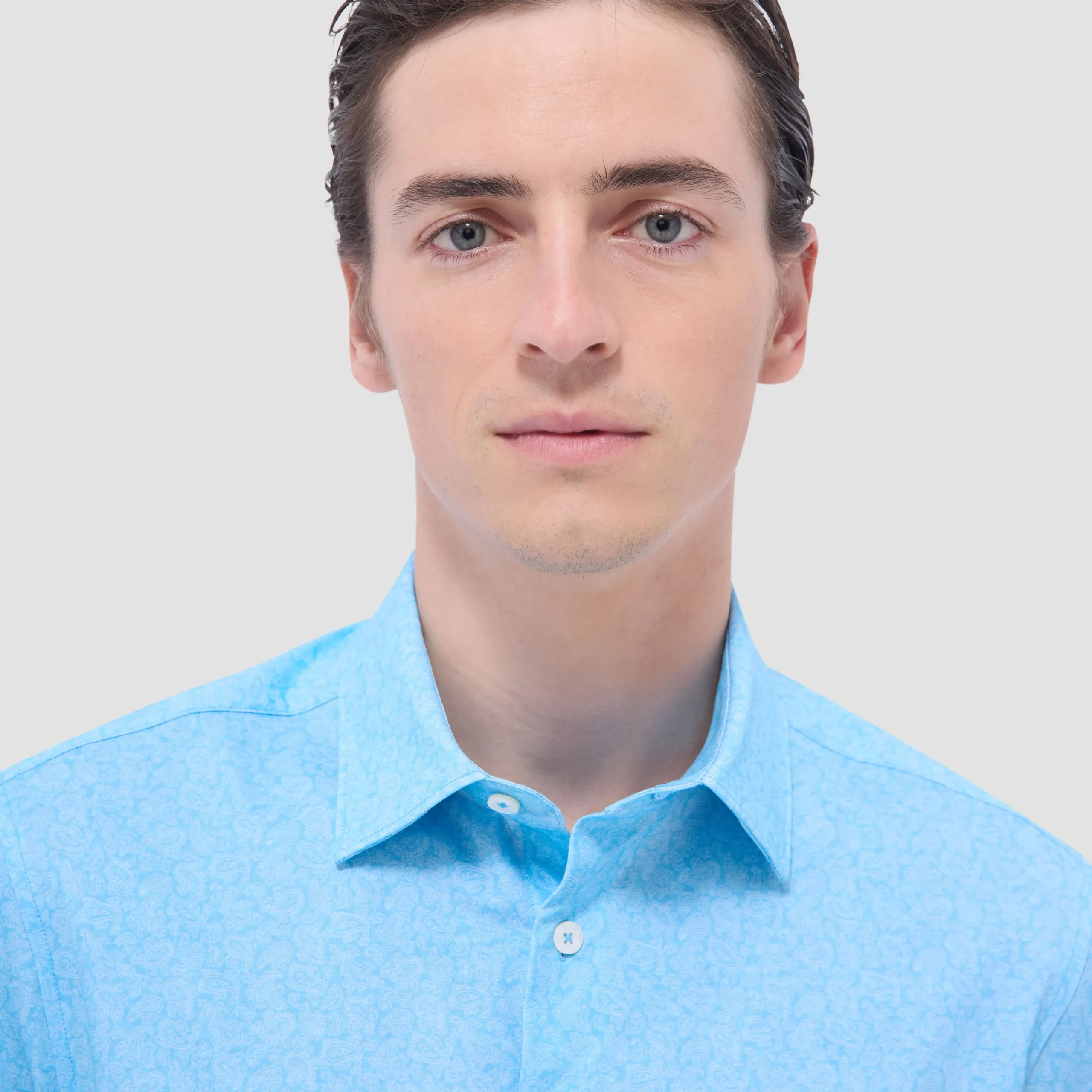 Milo Paisley OoohCotton Short-Sleeve Shirt