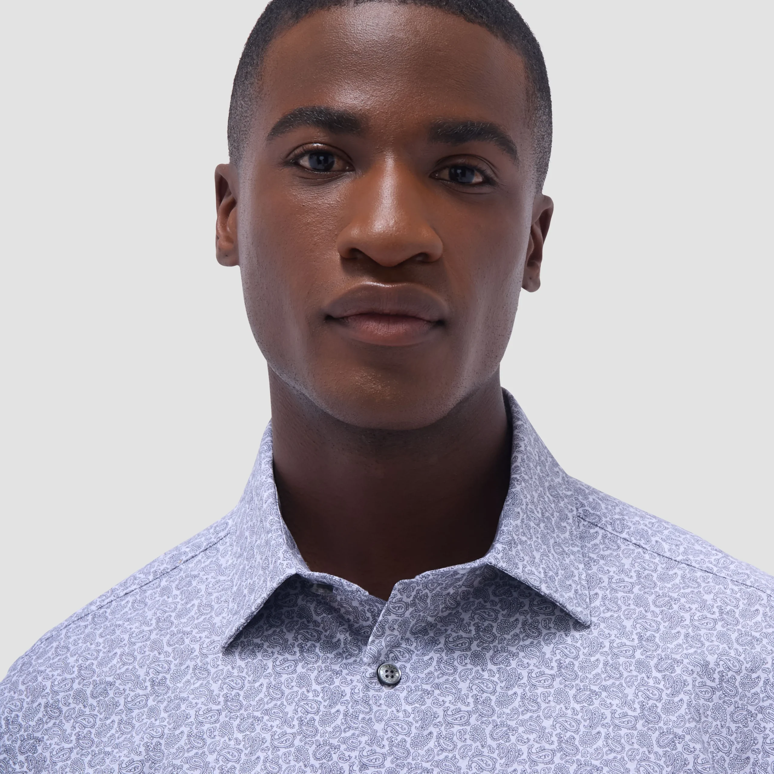 Milo Paisley OoohCotton Short-Sleeve Shirt
