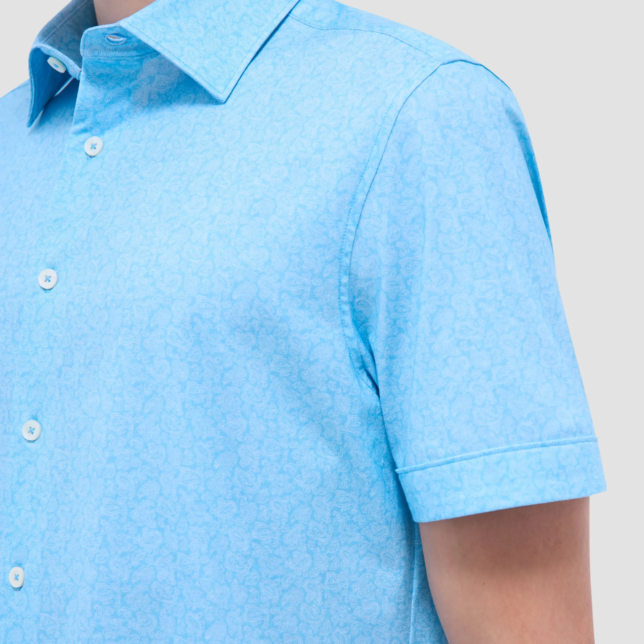 Milo Paisley OoohCotton Short-Sleeve Shirt