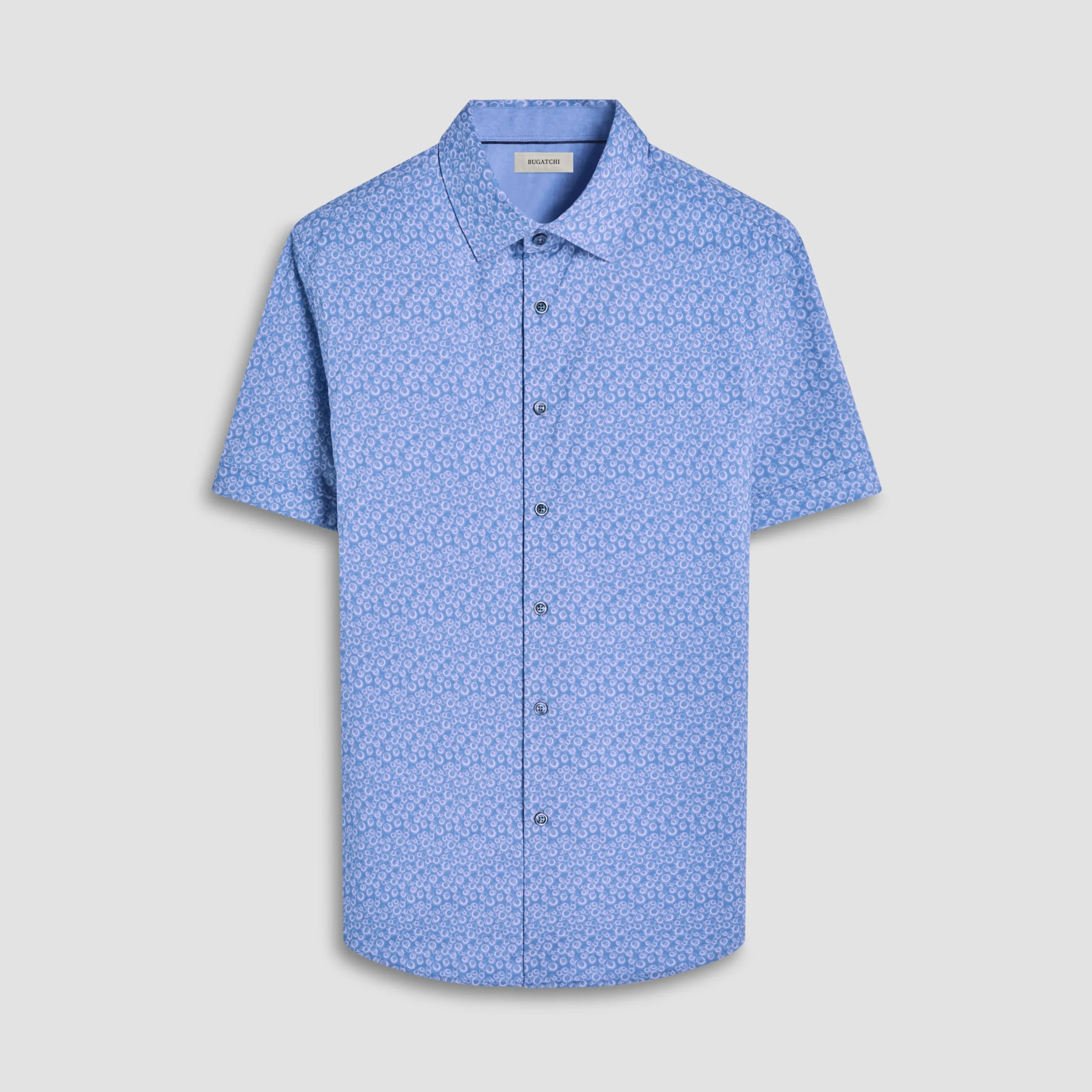 Myron Double-Sided Geometric & Solid OoohCotton Short-Sleeve Shirt