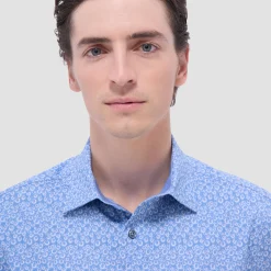 Myron Double-Sided Geometric & Solid OoohCotton Short-Sleeve Shirt
