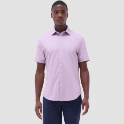Myron Double-Sided Solid OoohCotton Short-Sleeve Shirt