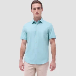 Myron Double-Sided Solid OoohCotton Short-Sleeve Shirt