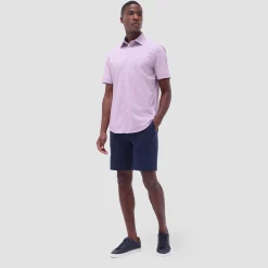Myron Double-Sided Solid OoohCotton Short-Sleeve Shirt