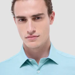 Myron Double-Sided Solid OoohCotton Short-Sleeve Shirt