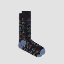 Nautical Mid-Calf Socks