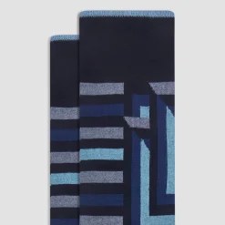 Op-Art Mid-Calf Socks