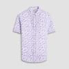 Orson Abstract Seersucker Short-Sleeve Shirt