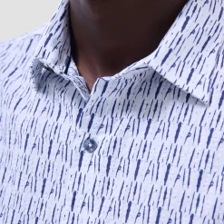 Orson Abstract Seersucker Short-Sleeve Shirt