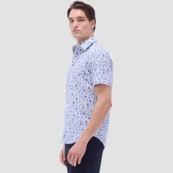 Orson Marine Life Seersucker Short-Sleeve Shirt
