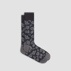 Paisley Mid-Calf Socks