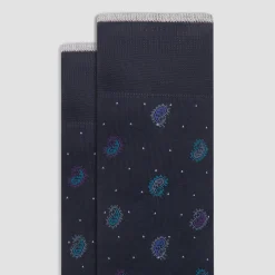 Paisley Mid-Calf Socks