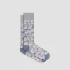 Palm Leaf Mid-Calf Socks