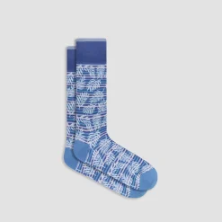 Palm Leaf Mid-Calf Socks