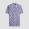 Palm Tree Jacquard Polo Shirt