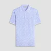 Palm Tree Jacquard Polo Shirt