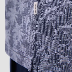 Palm Tree Jacquard Polo Shirt